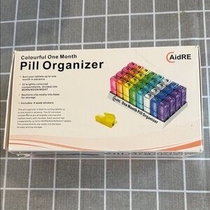 One Month Pill Organizer